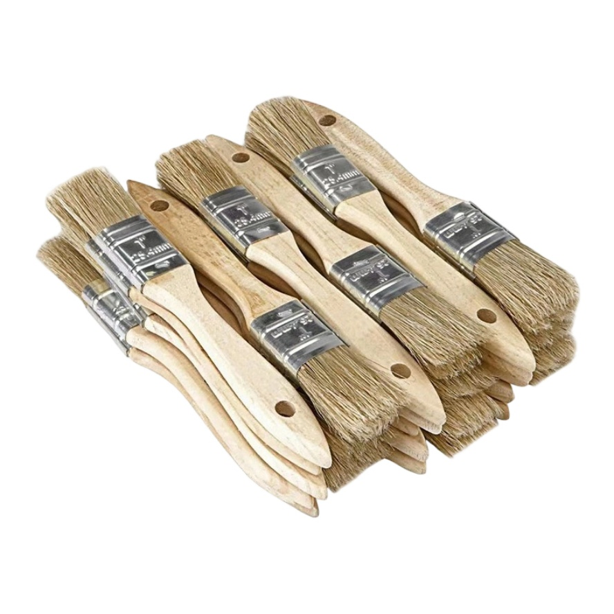Controlled Flow High Paint Holding Capacity Excellent Spring Wall Paint Brush for Cutting in Edges