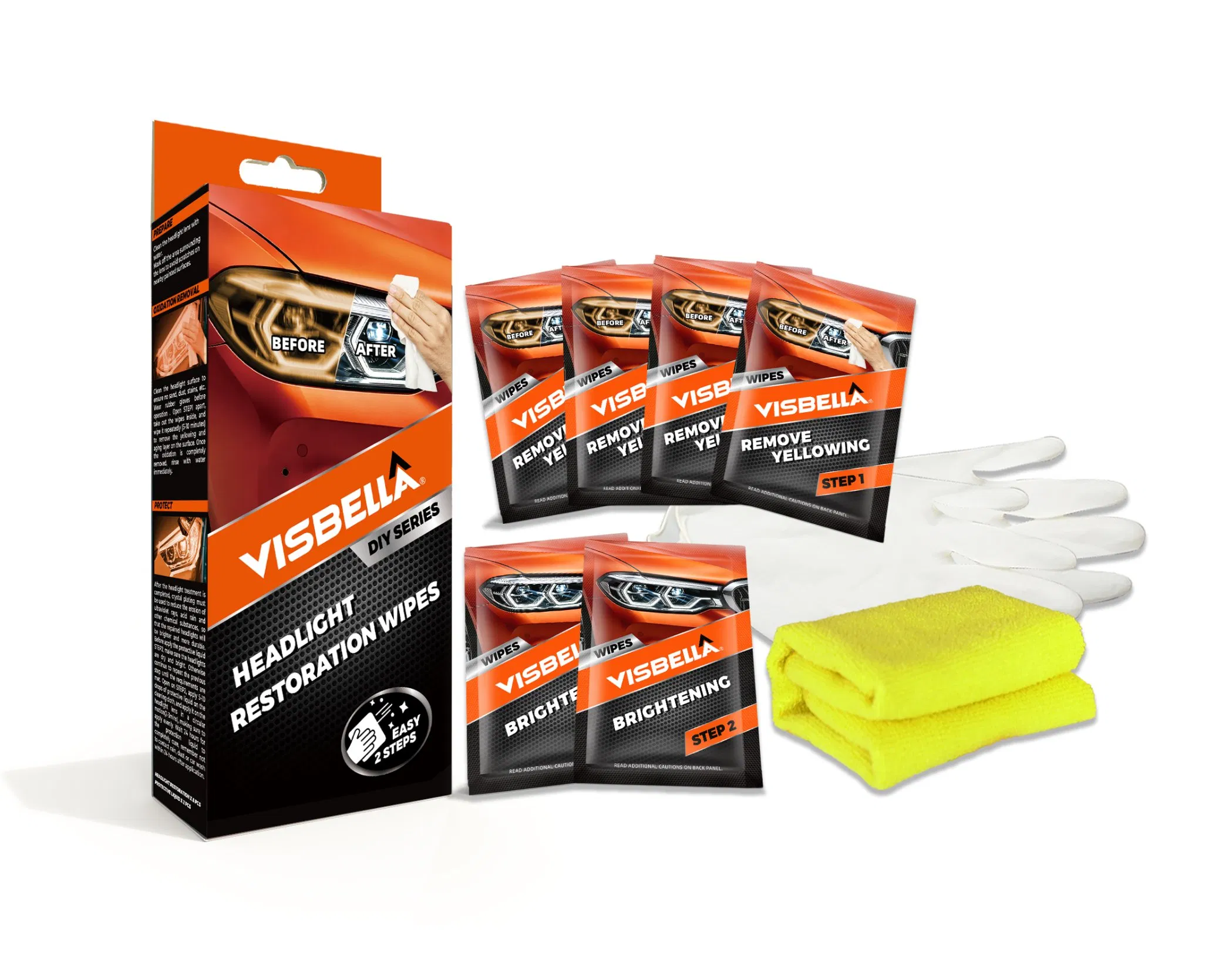 Kit de restauration de phares DIY Visbella