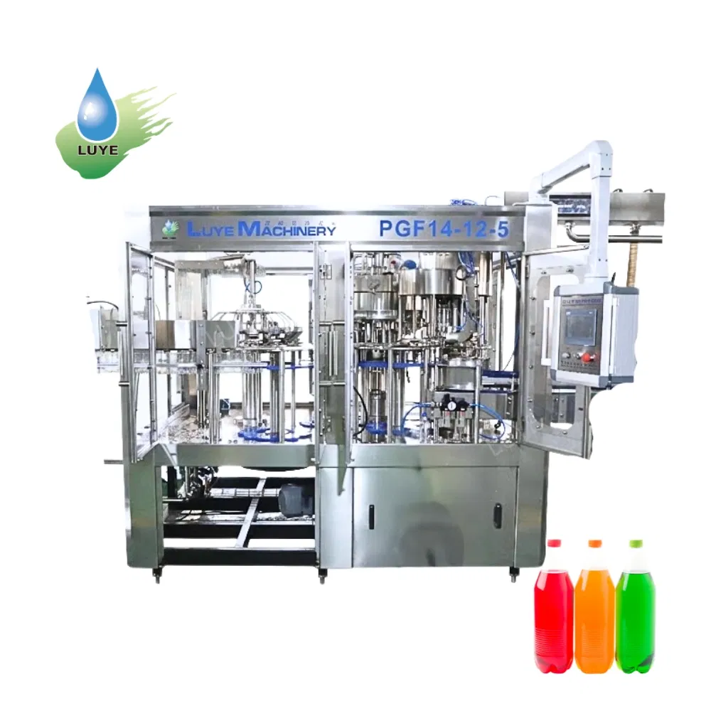 Fully Automatic Carbonated Beverage Filling Machine Counter Pressure CSD Bottling Line for Soda Soft Drink Plant