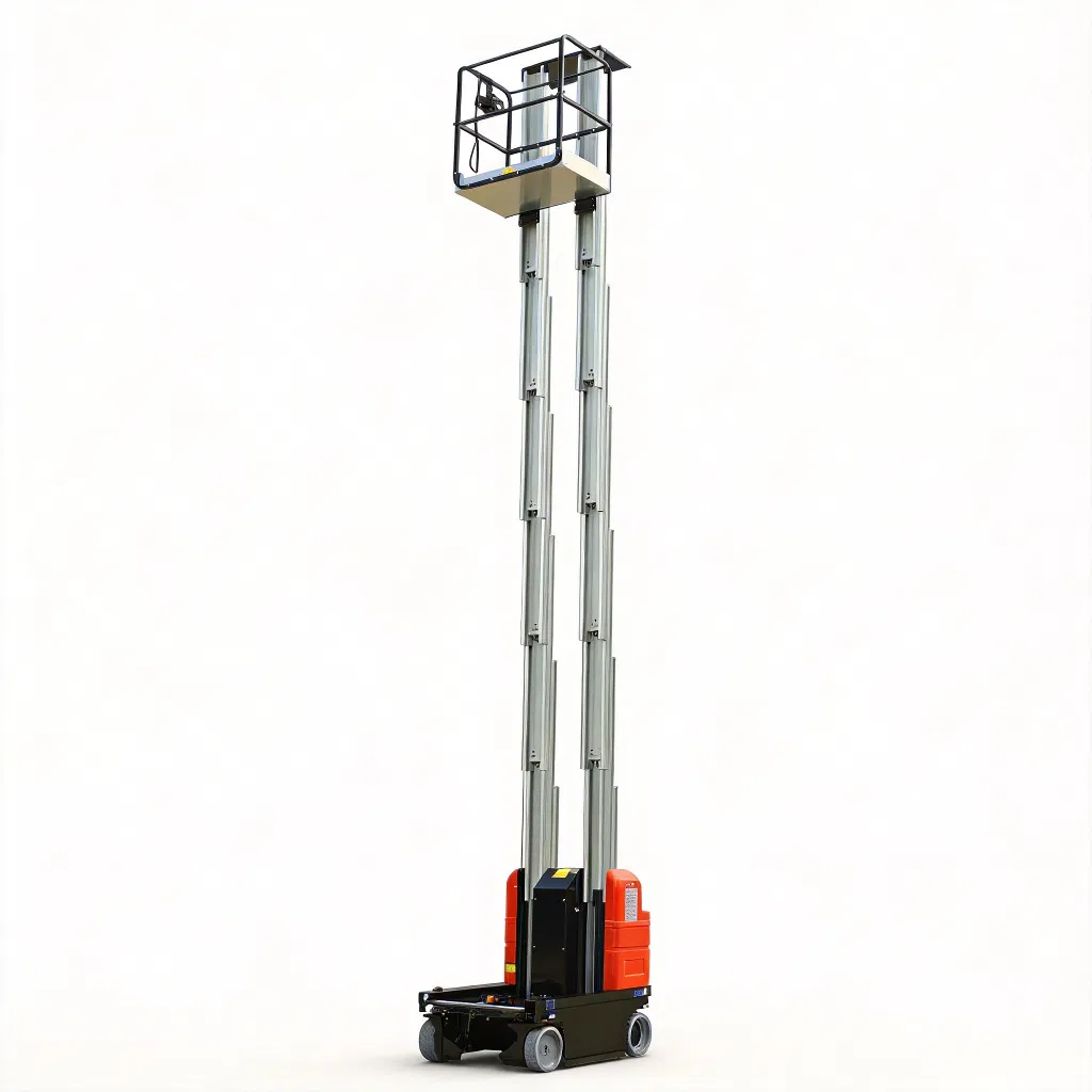 Electric Hydraulic Aluminum Alloy Single Mast Lift Table