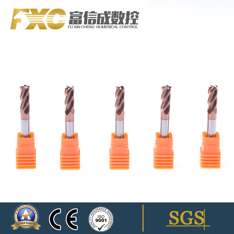 HRC55 4 Flutes Carbide Square End Mill Milling Cutter CNC Machine Cutting Tool