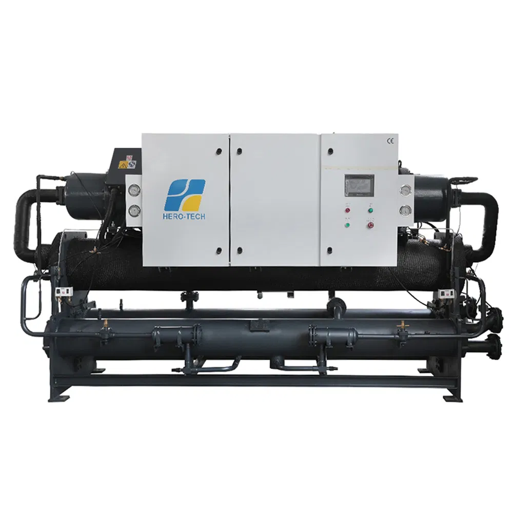 200ton/Tr CE Standard High Cop Water Cooled Screw Chiller for Cold Room