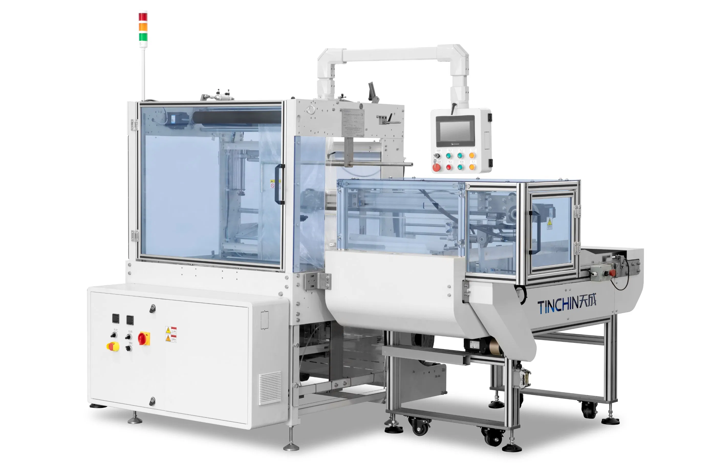 Macchina automatica ad alta velocità per il confezionamento di contenitori per alimenti con coperchio in plastica, carta o alluminio monouso