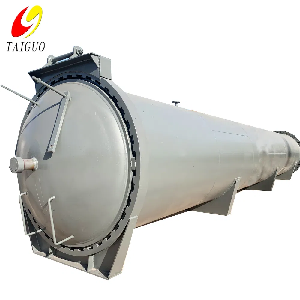 Autoclave industriale di grandi dimensioni per linea di produzione di blocchi AAC