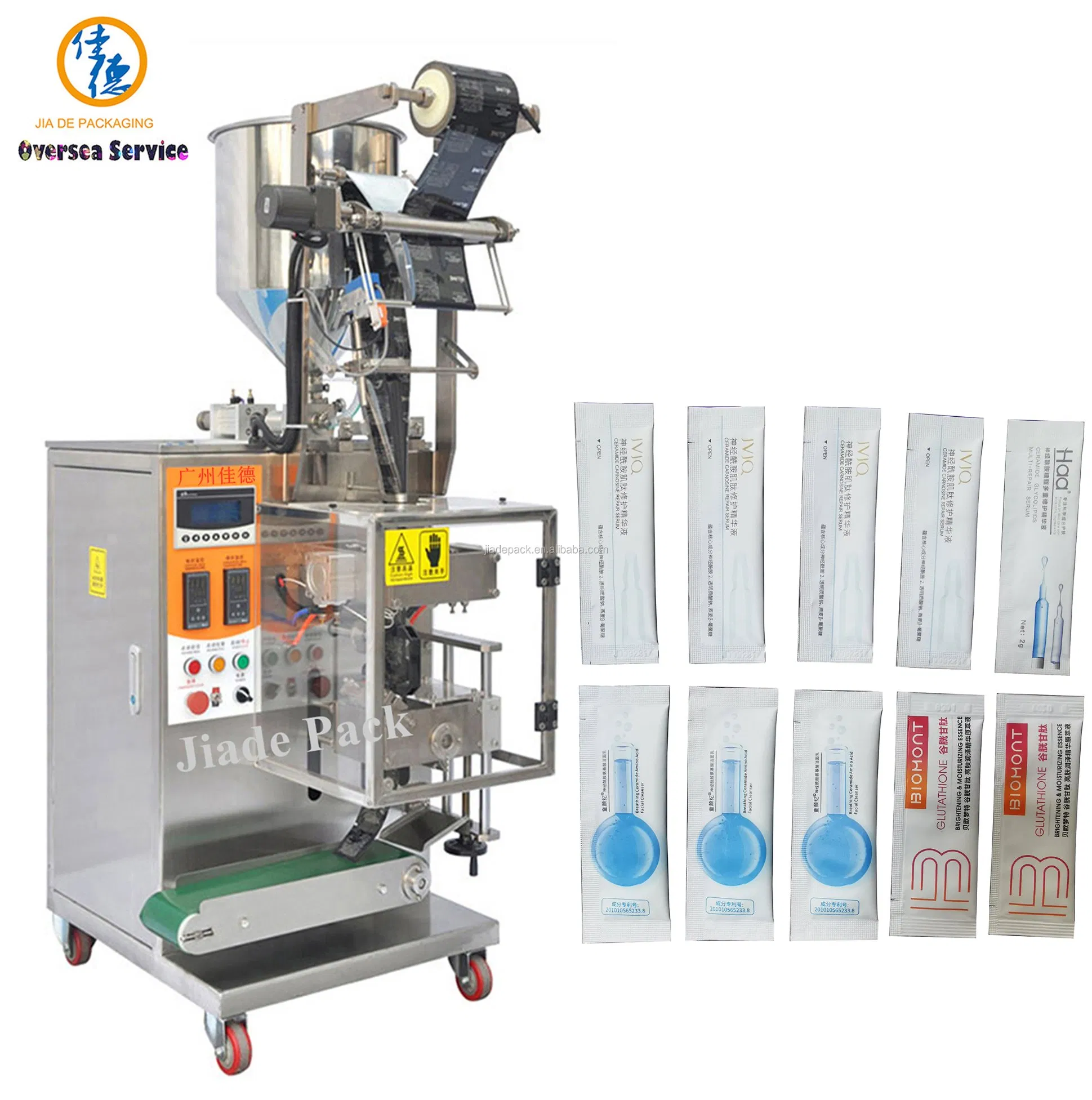 Multifunktionale automatische Seitenversiegelungs-Flüssigkeitsverpackungsmaschine für Lebensmittel und Getränke mit Beutel-/Folien-/Aluminiumfolienverpackung