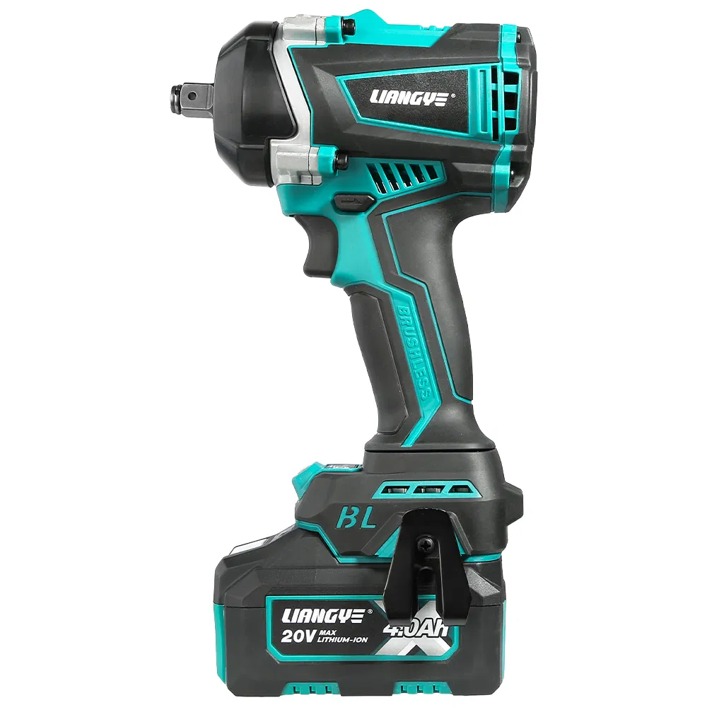 Liangye CE Certificated Hardware Tool High Torque 20V Cordless Electric Impact Wrench for Professionals