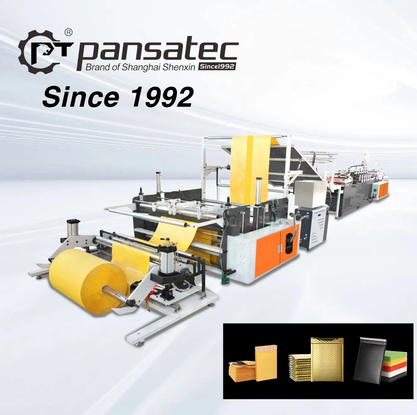 Pansatec Fully Automatic High Speed Bagmax Bubble Mailer Making Machine