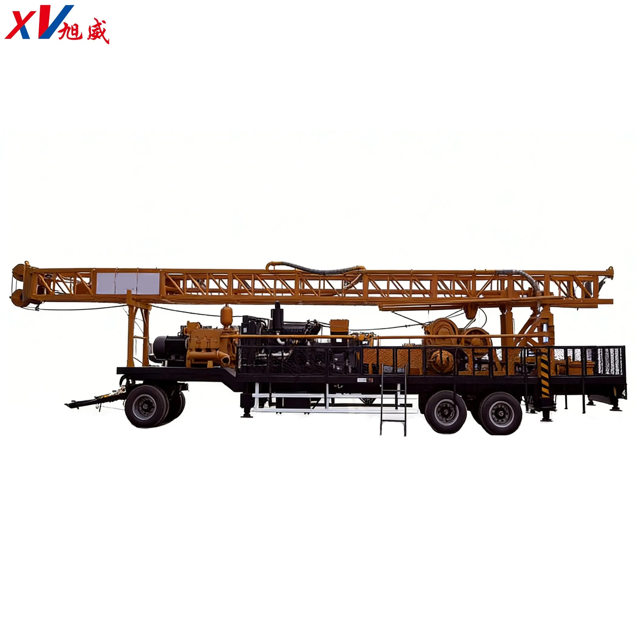 600-1000m Deep Water Well Truck-Mounted Drilling Rig, Mobile Drilling Platform