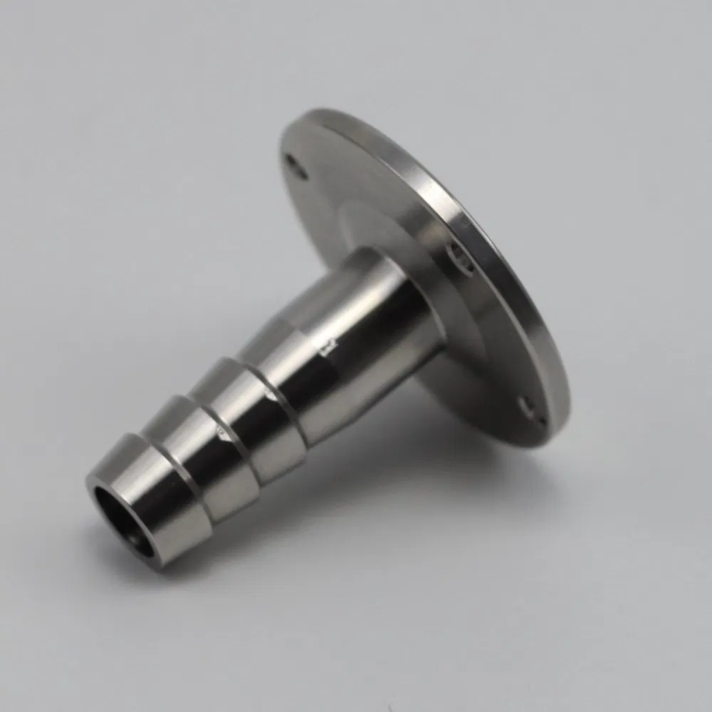 Customizable Kf16-8mm Kf Flange to Hose Nozzle Kf Adaptor for Vacuum Industry