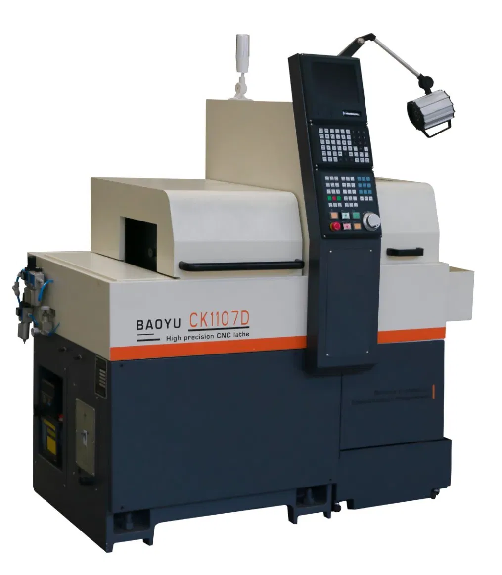 CK1107D High Precision CNC Swiss Type Lathe Machine for Metal Working