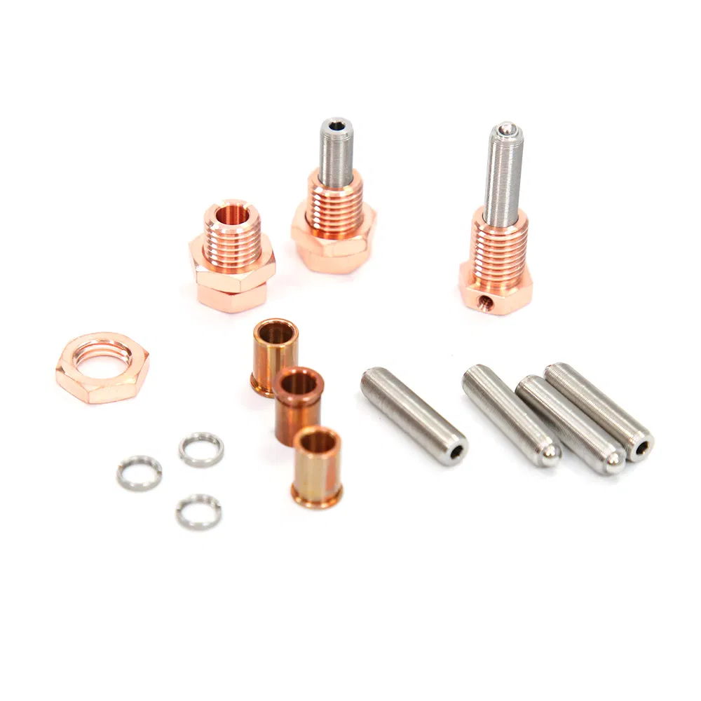 CNC Metal Copper Small Bath Screw Machining Service Precision Turning Mini Automobile Spare Parts