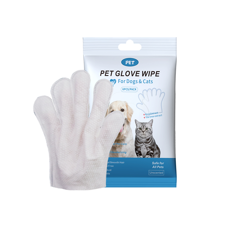 Haustier-Reinigungshandschuhe ohne Waschen, verdickt, für Katzen und Hunde, Trockenreinigung ohne Baden, Desinfektions-Feuchttücher-Handschuhe