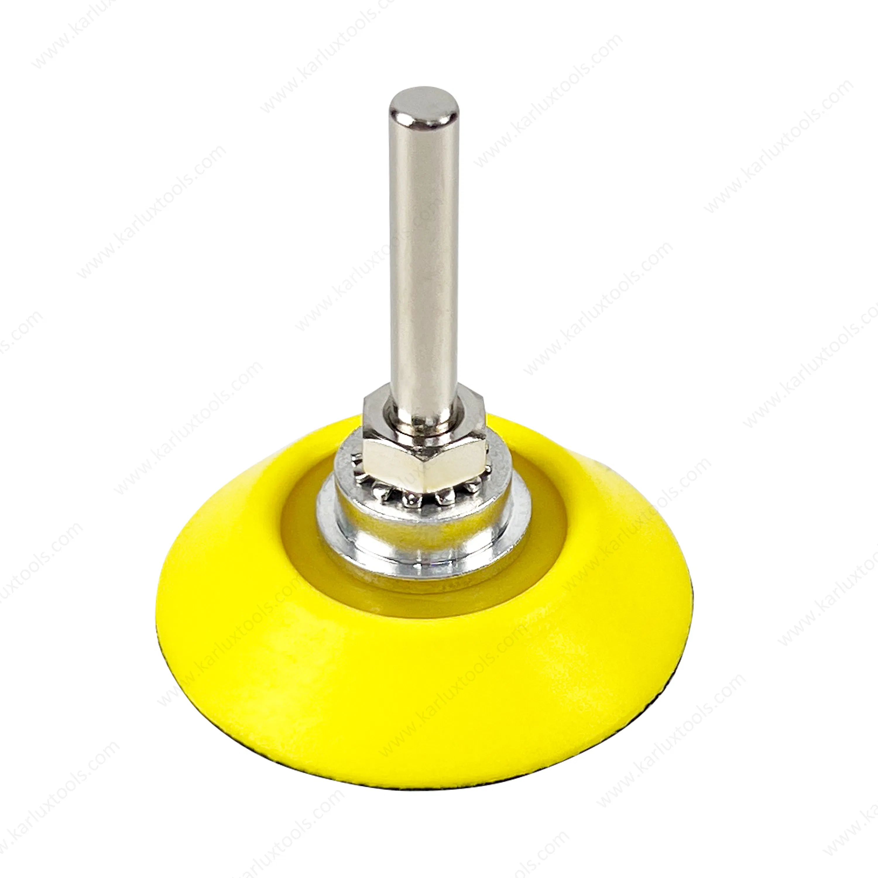 2 Zoll 50 mm M6, 1/4'', 5/16'' Gewinde 6 mm Schaft Stützteller Schleifteller Polierscheibe Platte für Exzenter-Luftschleifer