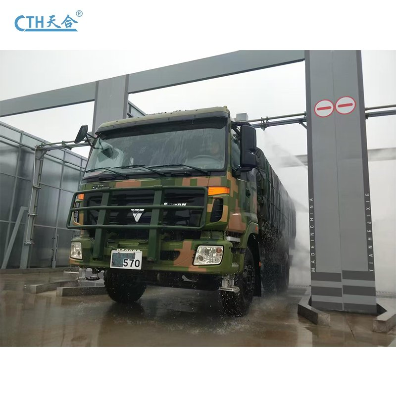 Power-Saving Through-Type Truck Wash Machine for High-Volume Truck Fleets