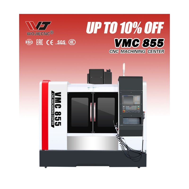 Vmc855 CNC Vertical Machining Center Chinese Taiwan 3 4 5 Axis Aluminum CNC Milling Machine Center for Metal