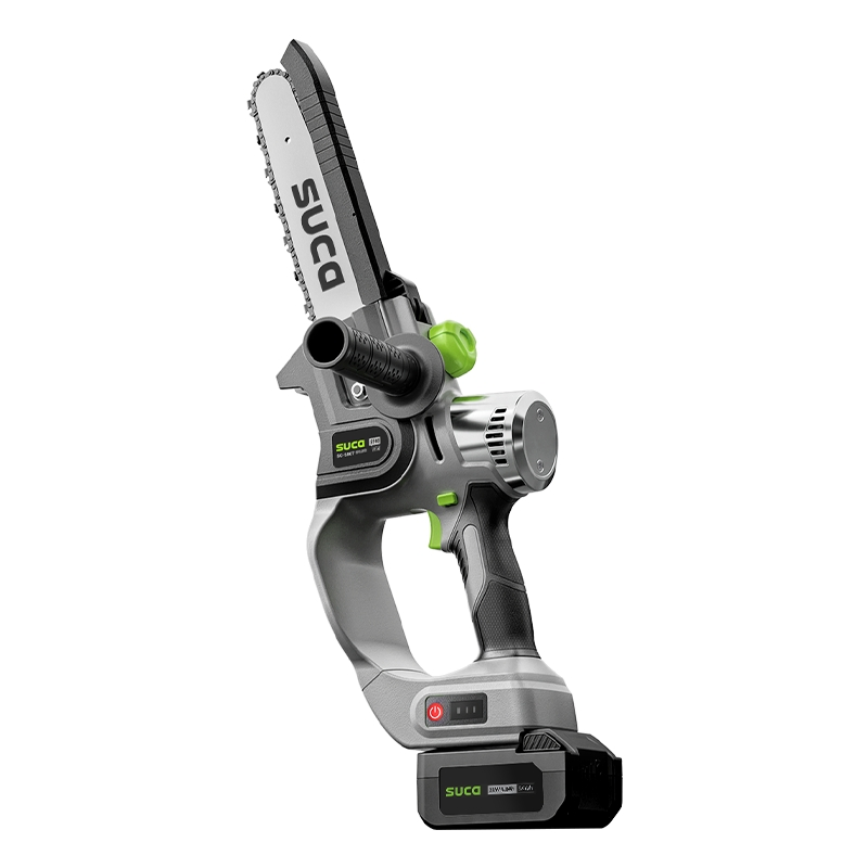 Suca SC-5807 Portable 8/10 Inch Brushless Motor Electric Cordless Pruning Chainsaw with Auxiliary Handle