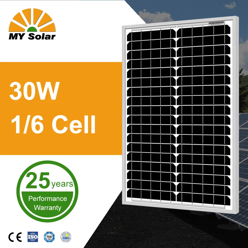 Panneau solaire monocristallin 30W 30 watts