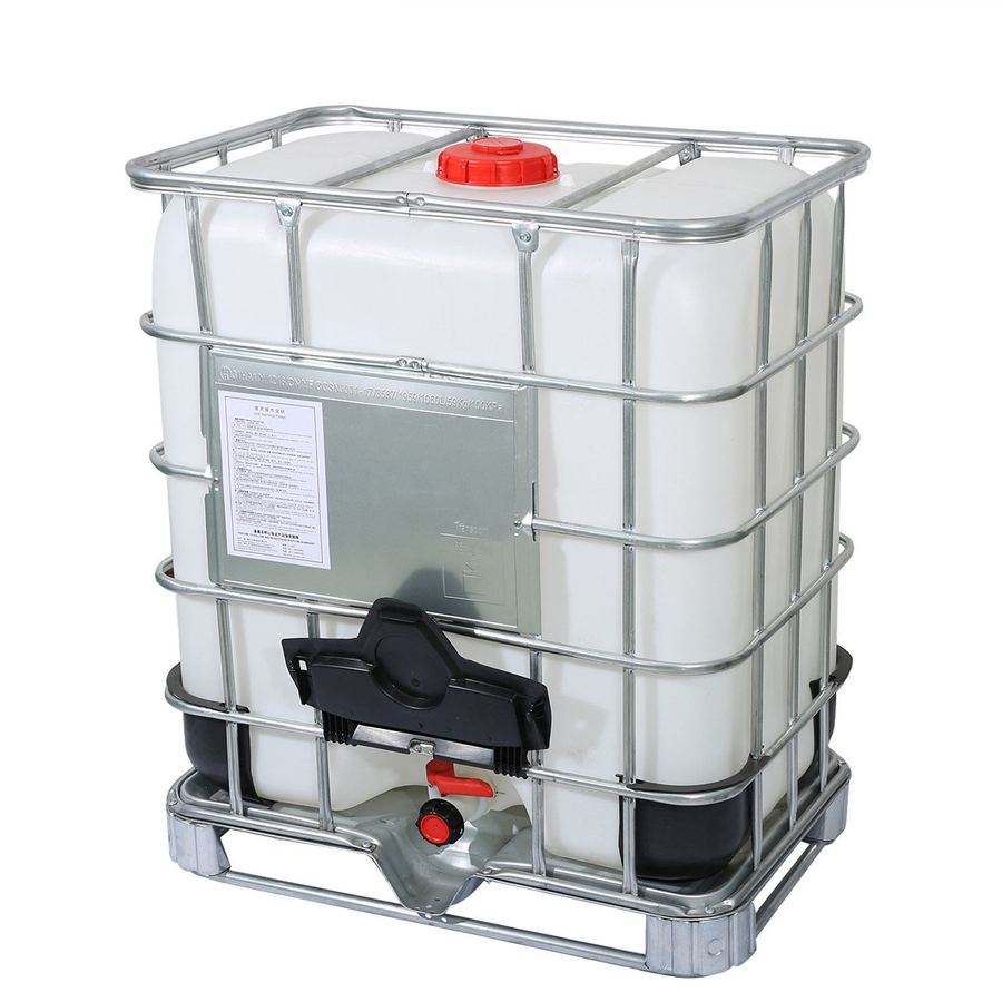 Customized 500L Vertical IBC Tote Tank for Chemical Processing