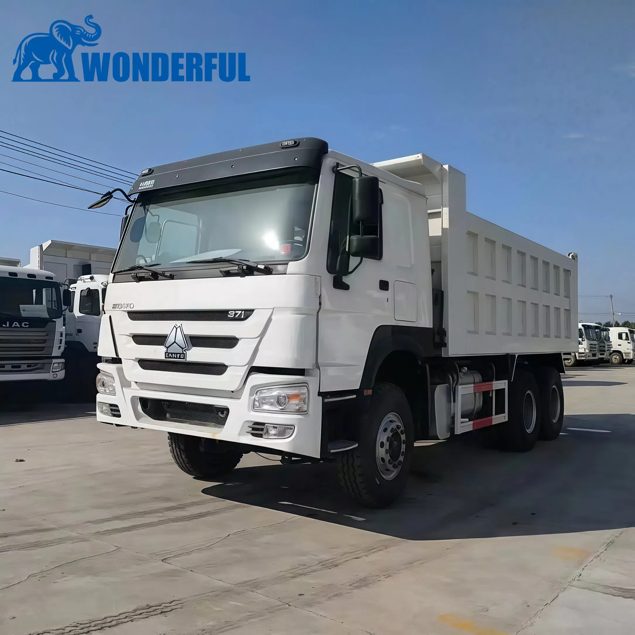 Sinotruk Homan Shacman 6X4 8X4 a trazione integrale autocarro ribaltabile