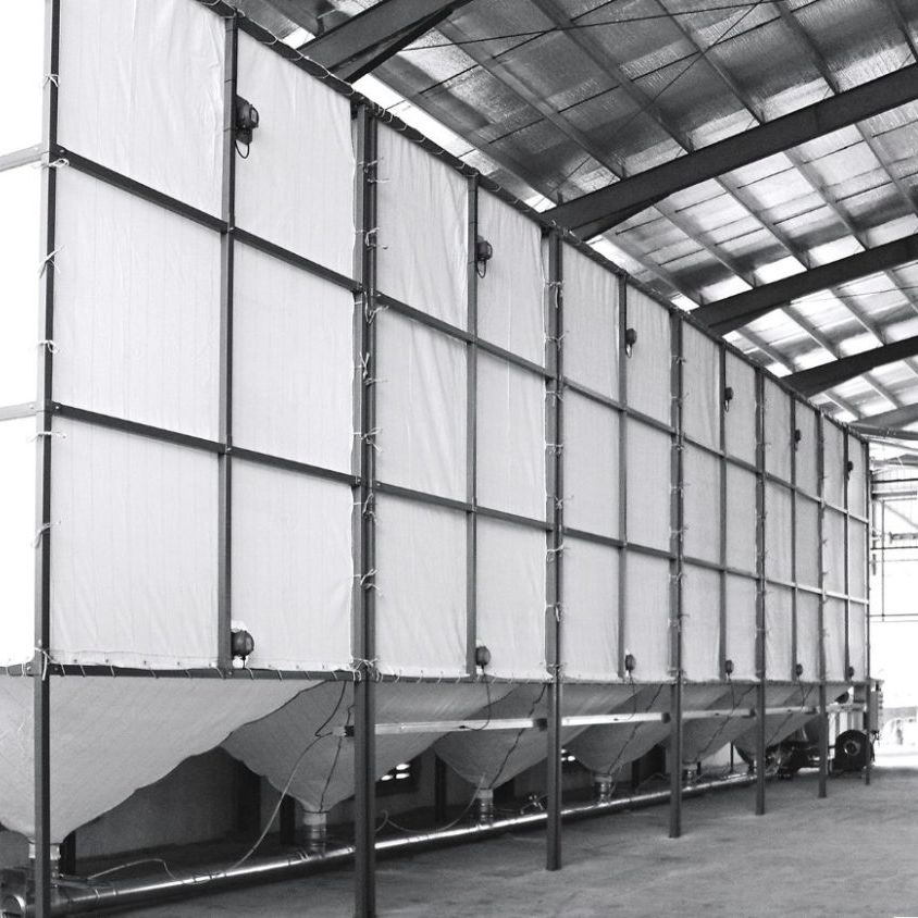 Automatisches EPS-Silo-System zur Lagerung von vorgeschäumten und recycelten EPS-Perlen