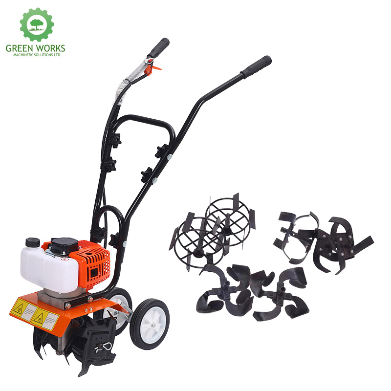 High-Power Farm Agriculture Gasoline Tiller Cultivator Self-Propelled Soil Loosening & Field Cultivation Machine