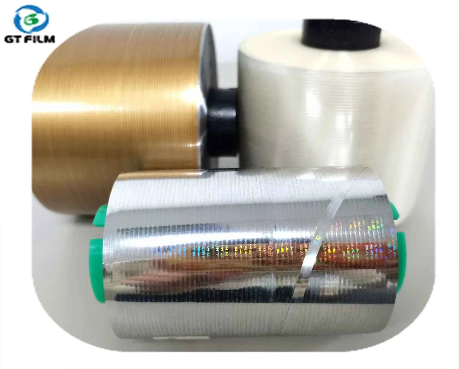 Colored BOPP Self Adhesive Easy Strip Tear Tape Anti-Counterfeiting Hologram Thread Security Roll for Tobacco Packing