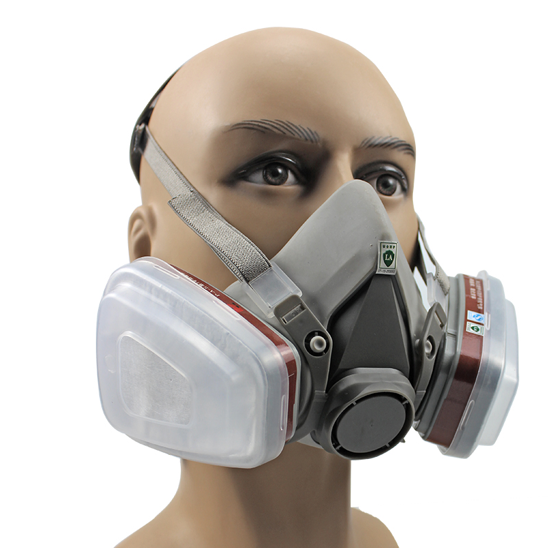6200 Silikon Halbgesichts-Gasatemschutzmaske Staubmaske