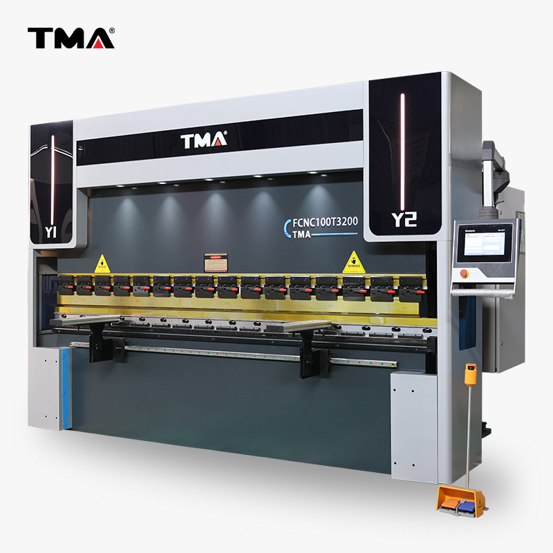High Precision 100t/3200 CNC Press Brake with Delem Da-53t Control System & Automatic Back Gauge