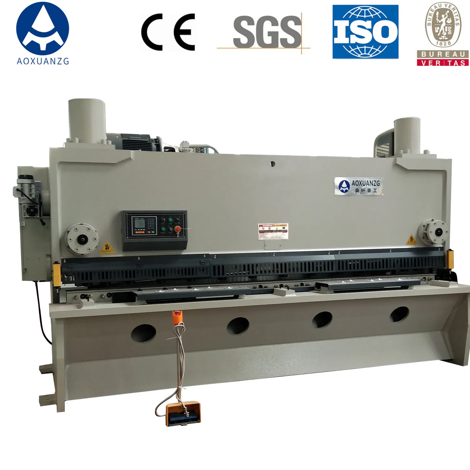 QC11K-16X3200 CNC Steel Shearing Machine Hydraulic Guillotine Shearing Machine