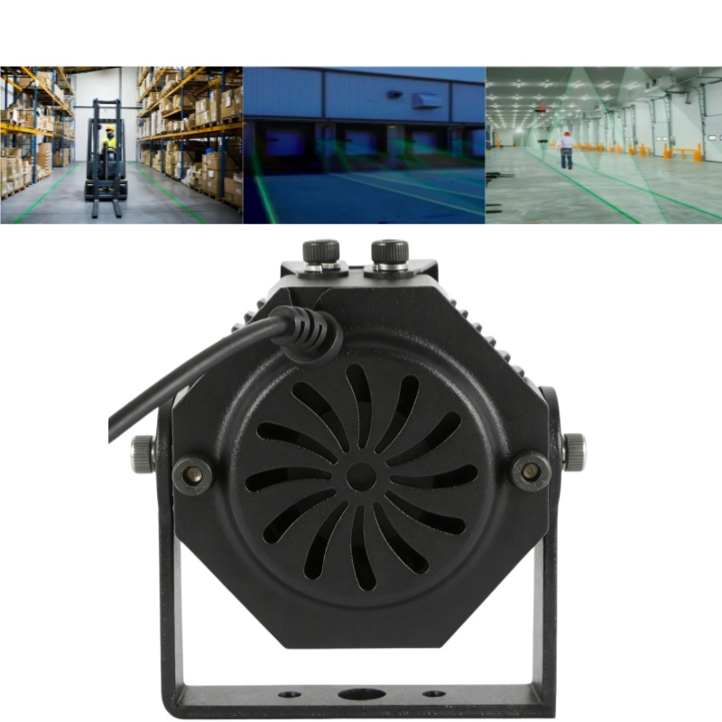 3R Red Green Blue Virtual Laser Line Light for Pedestrian Sidewalk Waterproof Crane Hazard Fiber Warning Projector