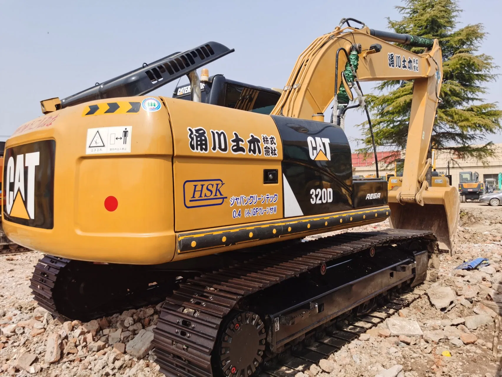 Escavatore cingolato Cat 320d Caterpillar usato 20t originale Giappone
