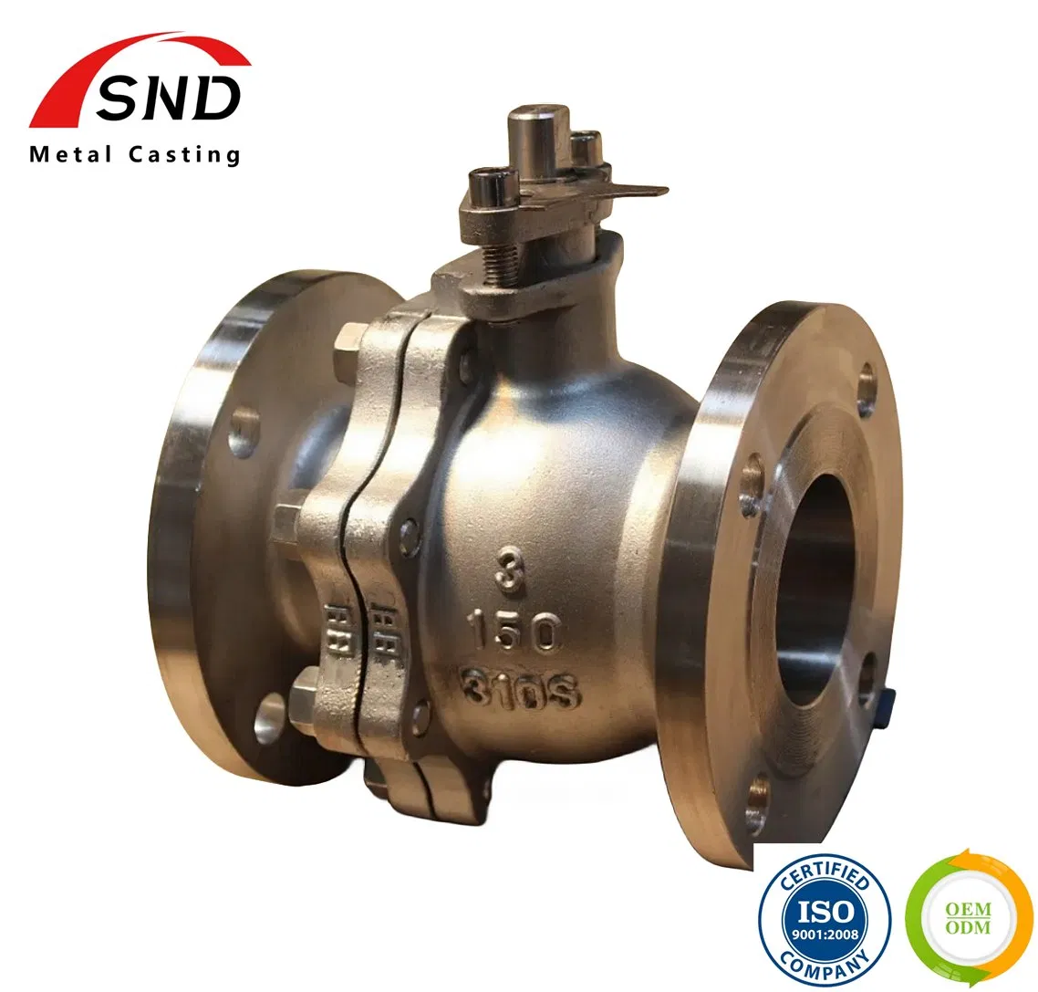 Stainless Steel Flange Valve Casting & Pipe Fittings Lost Wax Investment Casting