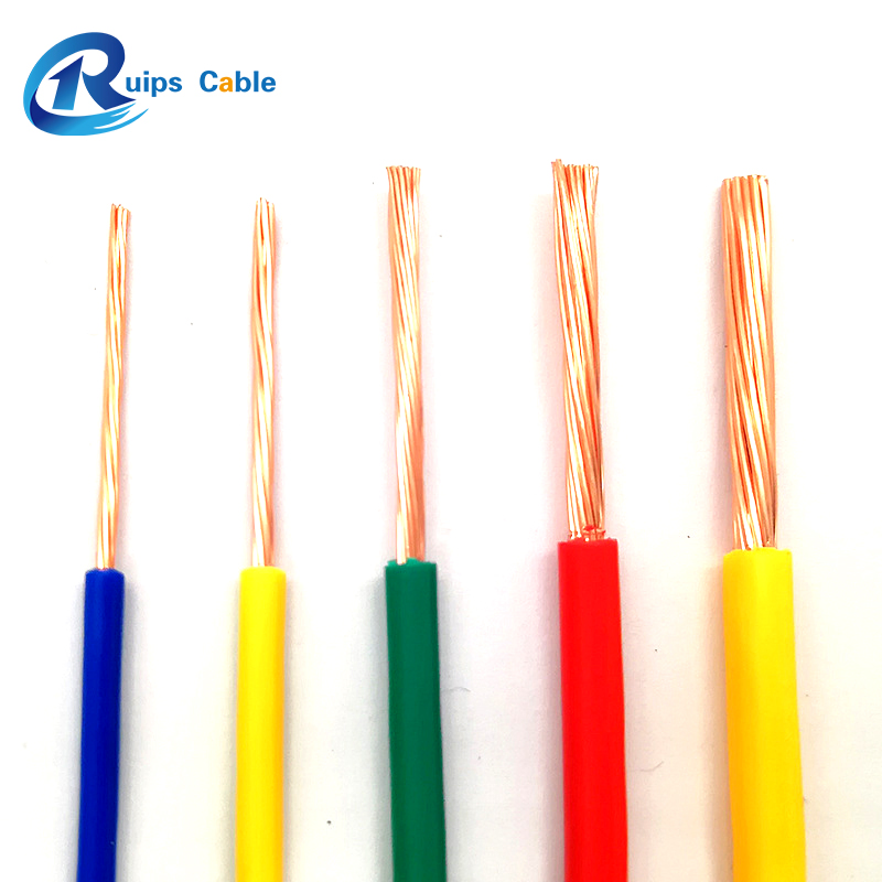 H05z-K/H07z-K H05z-U/H07z-U/H07z-R Cross-Linked Thermoplastic Halogen-Free Single Core Flexible Copper Conductor PVC Insulated Electrical Cable