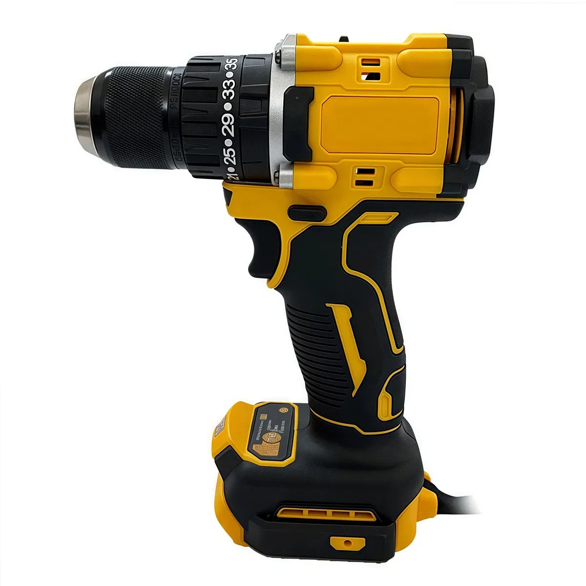 Powerful Cordless Drill with Brushless Motor and 55mm Max Drilling Capacity
