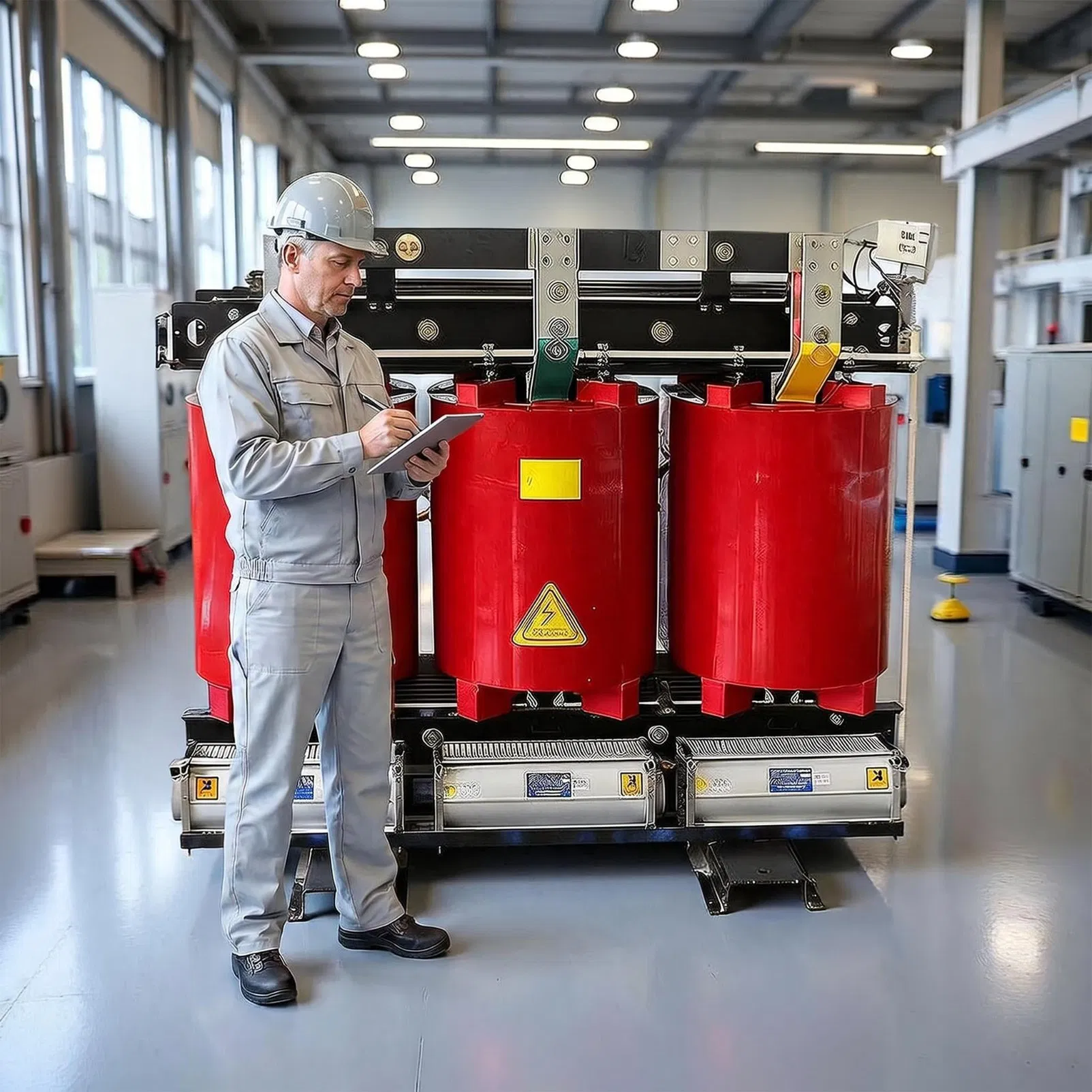 35kv 2500kVA Cast Resin Step Down Distribution Isolation Transformer for Indoor Commercial Buildings / Shopping Mall, Free Maintenance