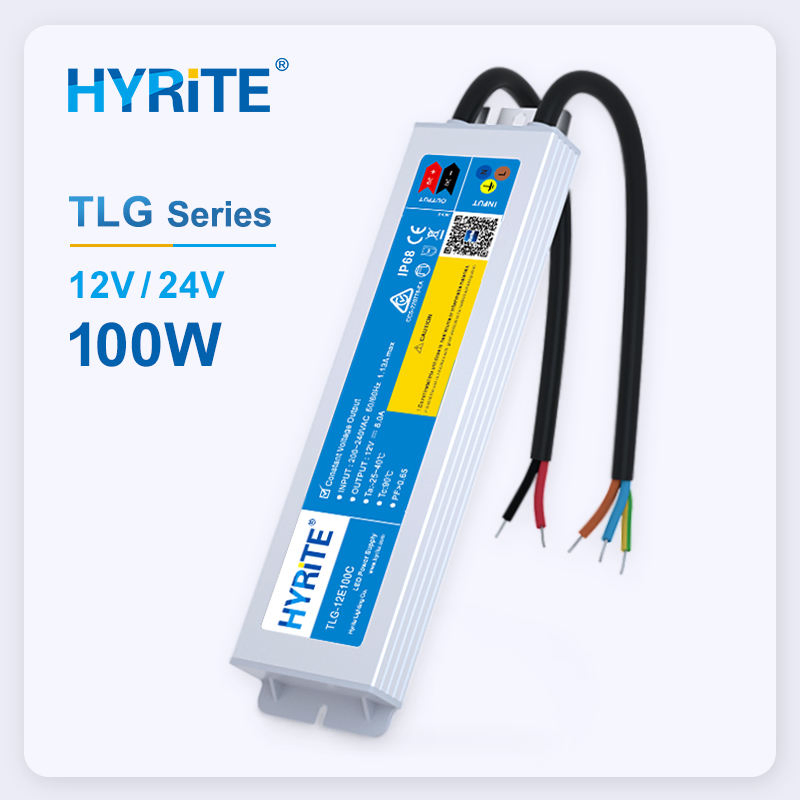 IP68 LED Power Supply 100W 24V CV LED Driver Super Thin Aluminum Case Housing Power Transformer with 3 Years Warranty