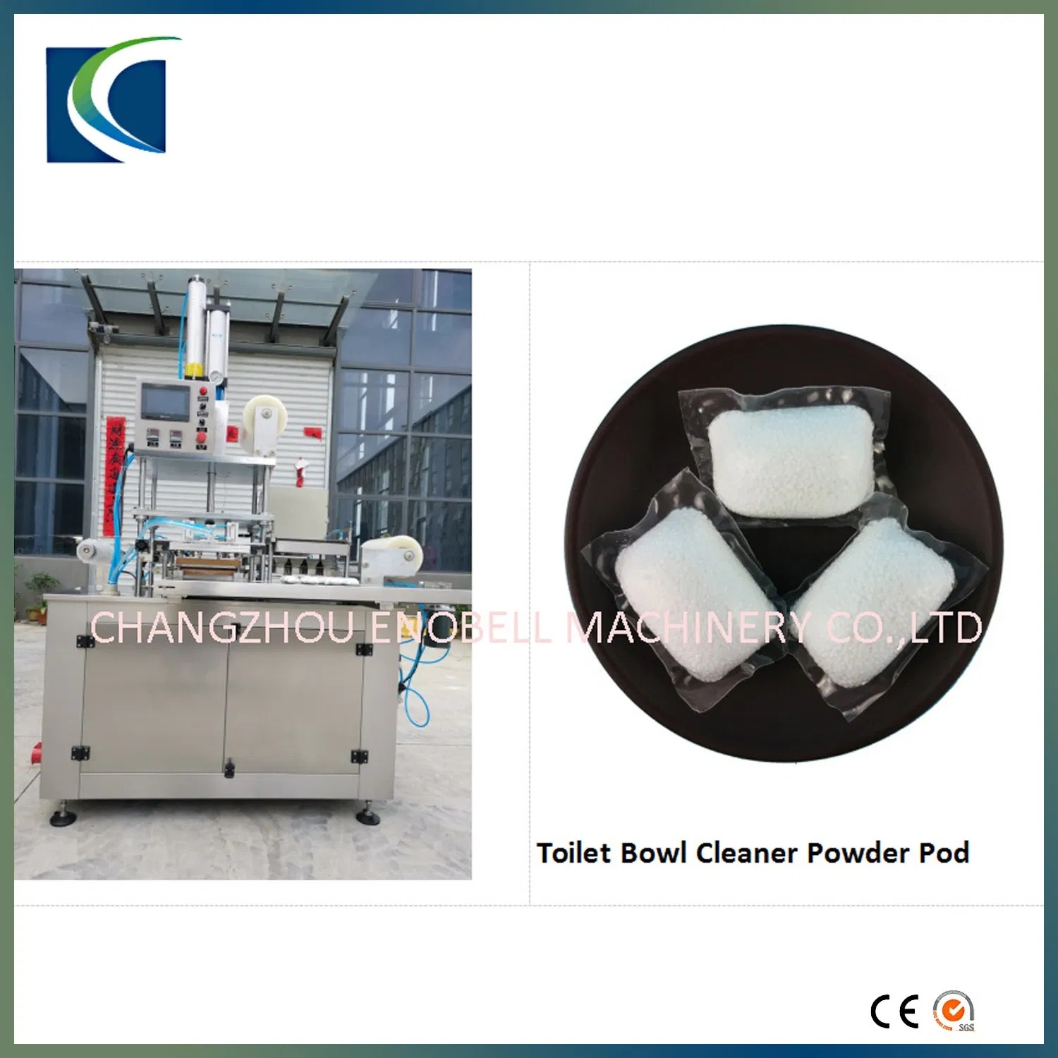 Cup Dosing Water-Soluble PVA Film Detergent Powder Pod Packing Machine