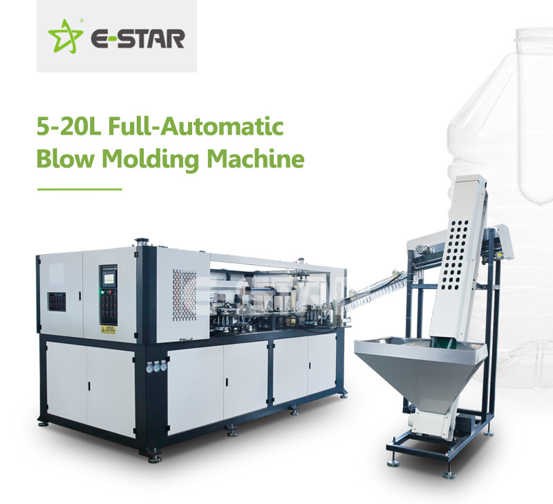 5L Automatic Plastic PET Preform Water Bottle Jar Container Injection Stretch Blow Molding Machine