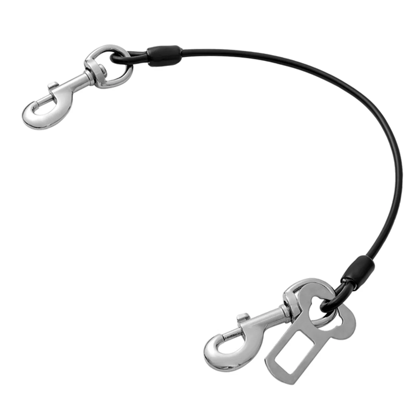 Stainless Steel Wire Cable Rope Safety Buckle Dog Leash