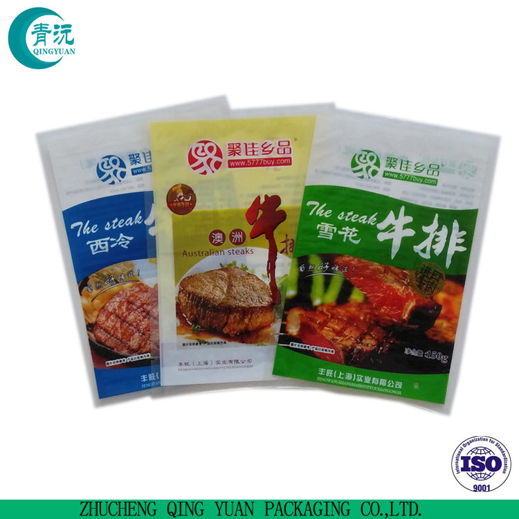 Frozen Food Packaging Plastic Bag for Seafood, Vegetable and Frozen Meat