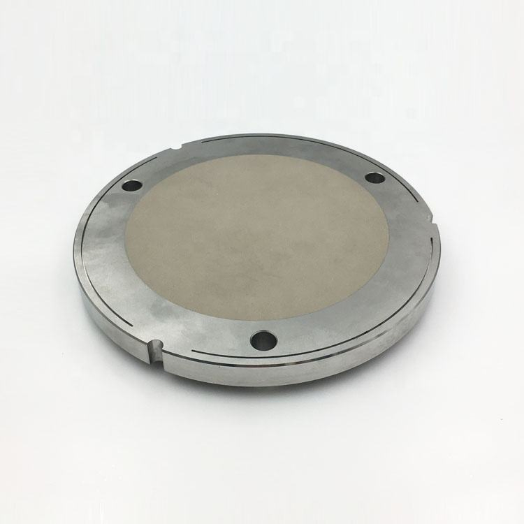 Tavolo a vuoto in ceramica porosa di allumina da 8 pollici per wafer di silicio e semiconduttori