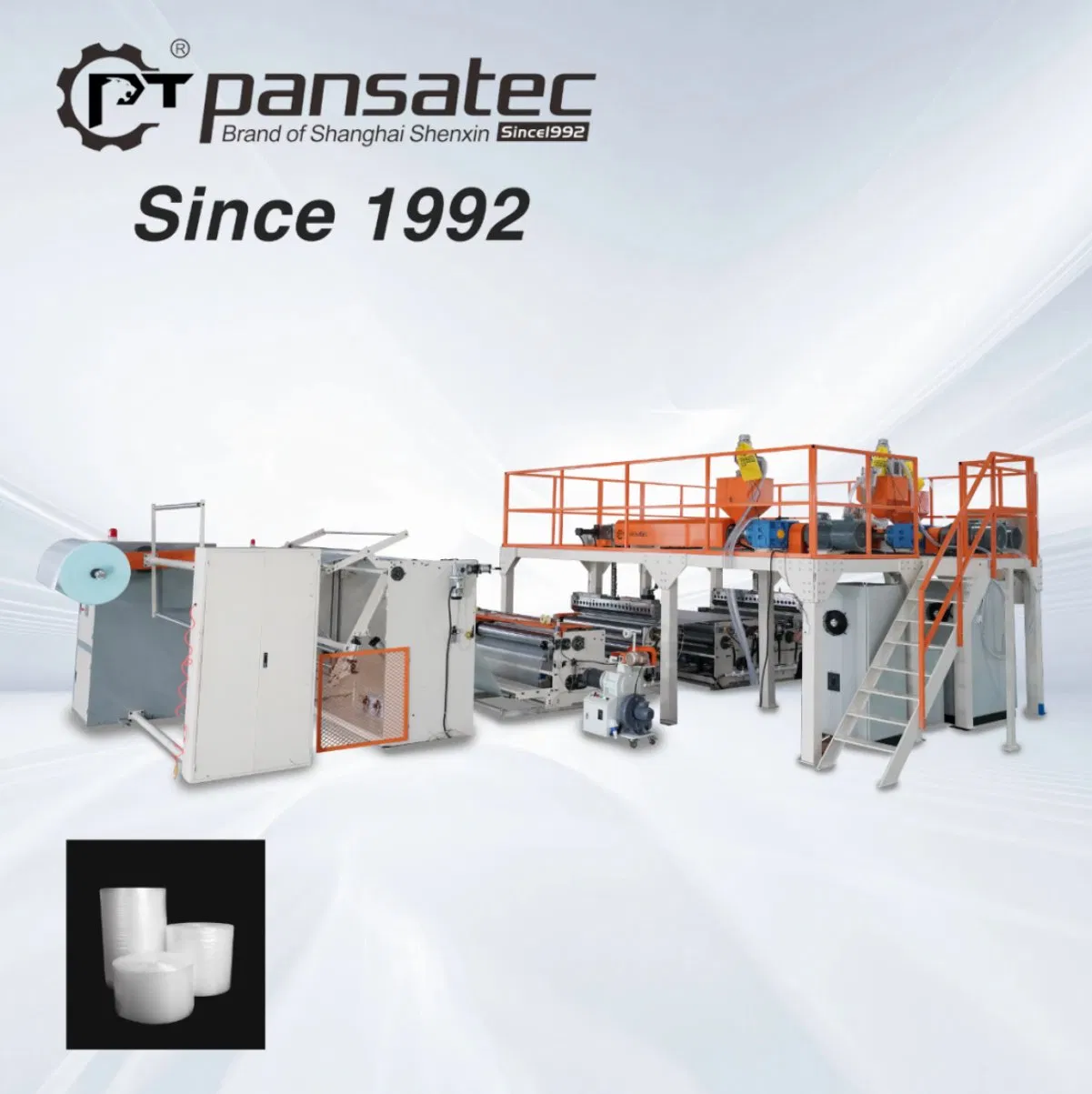 Pansatec Hocheffiziente Langlebige Vollautomatische Luftpolsterfolien-Extrusionsmaschine