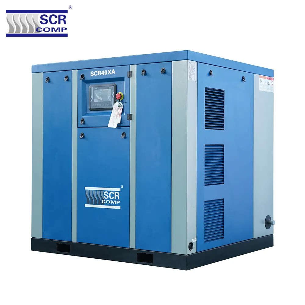 SCR40XA Japanese Technology 100% Oil Free Scroll Air Compressor High Performance Belt Driven Air Cooling Screw Air Compressor