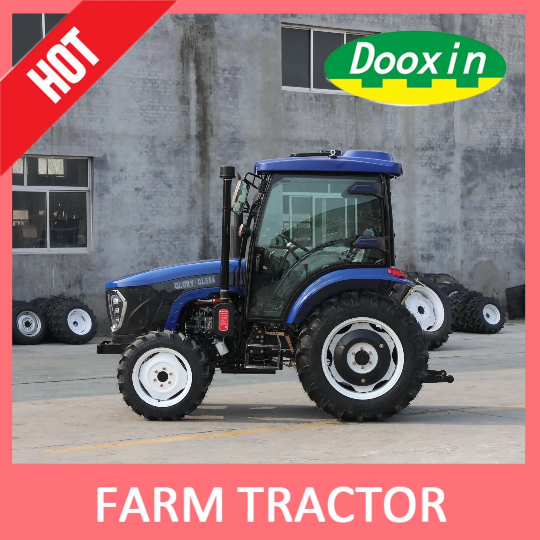 50HP 70HP Compact Fuel Saving Tractor for Small Farms