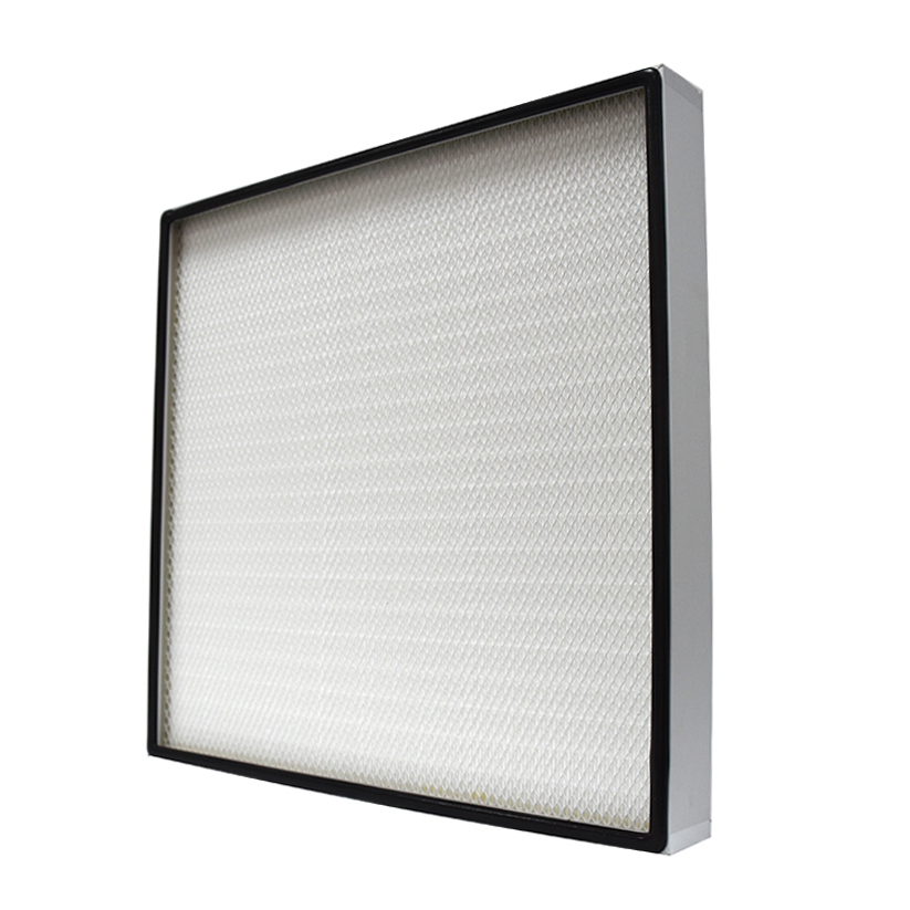 Customized Industrial AHU Aluminium Frame H11 Fiberglass HEPA Air Filter