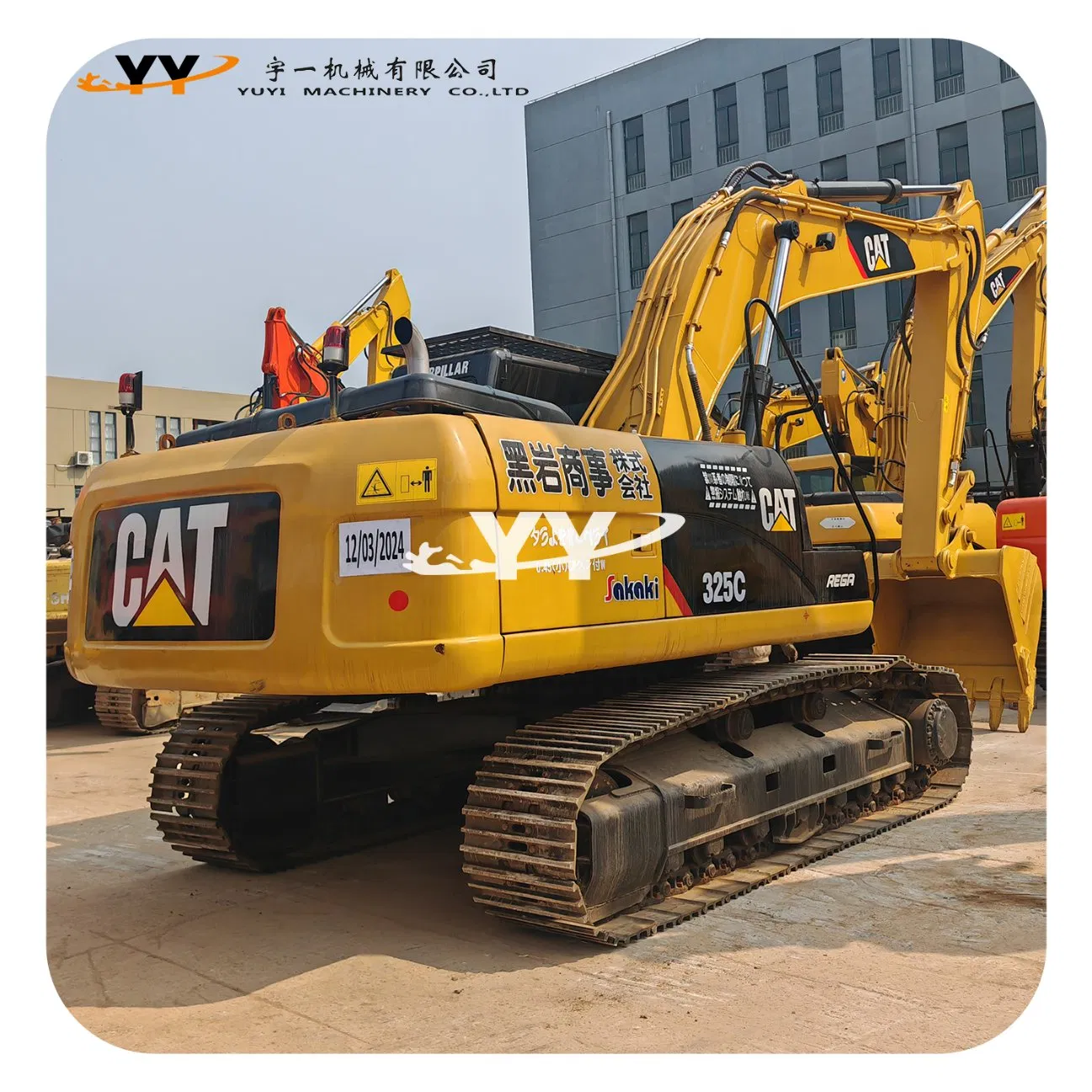Caterpillar CAT 325C 325D Escavatore cingolato medio usato da 25 tonnellate