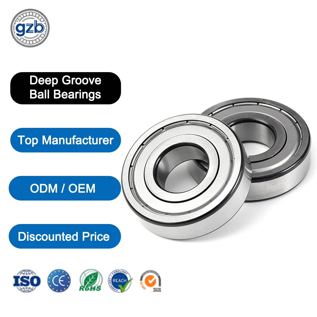 603 Zz/2RS Single Row Deep Groove Ball Bearings ABEC 1/3 Miniature Kugellager Cuscinetto Bearing 3X9X5mm