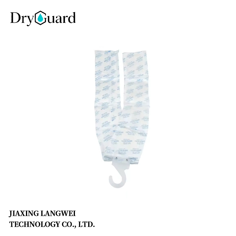 Container Desiccant 1000g Super Dry Calcium Chloride Cardboard Desiccant Dry Pole with Hook