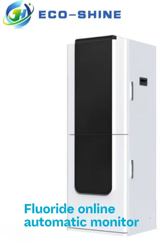 Equipo de monitoreo automático en línea de calidad del agua con fluoruro, método colorimétrico para canales fluviales