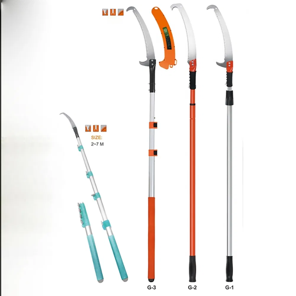Garden Wood Branch Cutter Extension Pruner Telescopic Long Handle Pole Saw for Tree Cutting